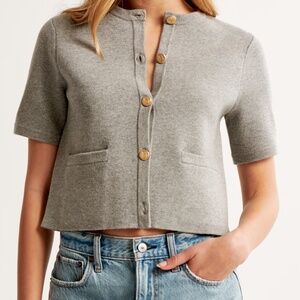 LuxeLoft Button-Up Crew Tee